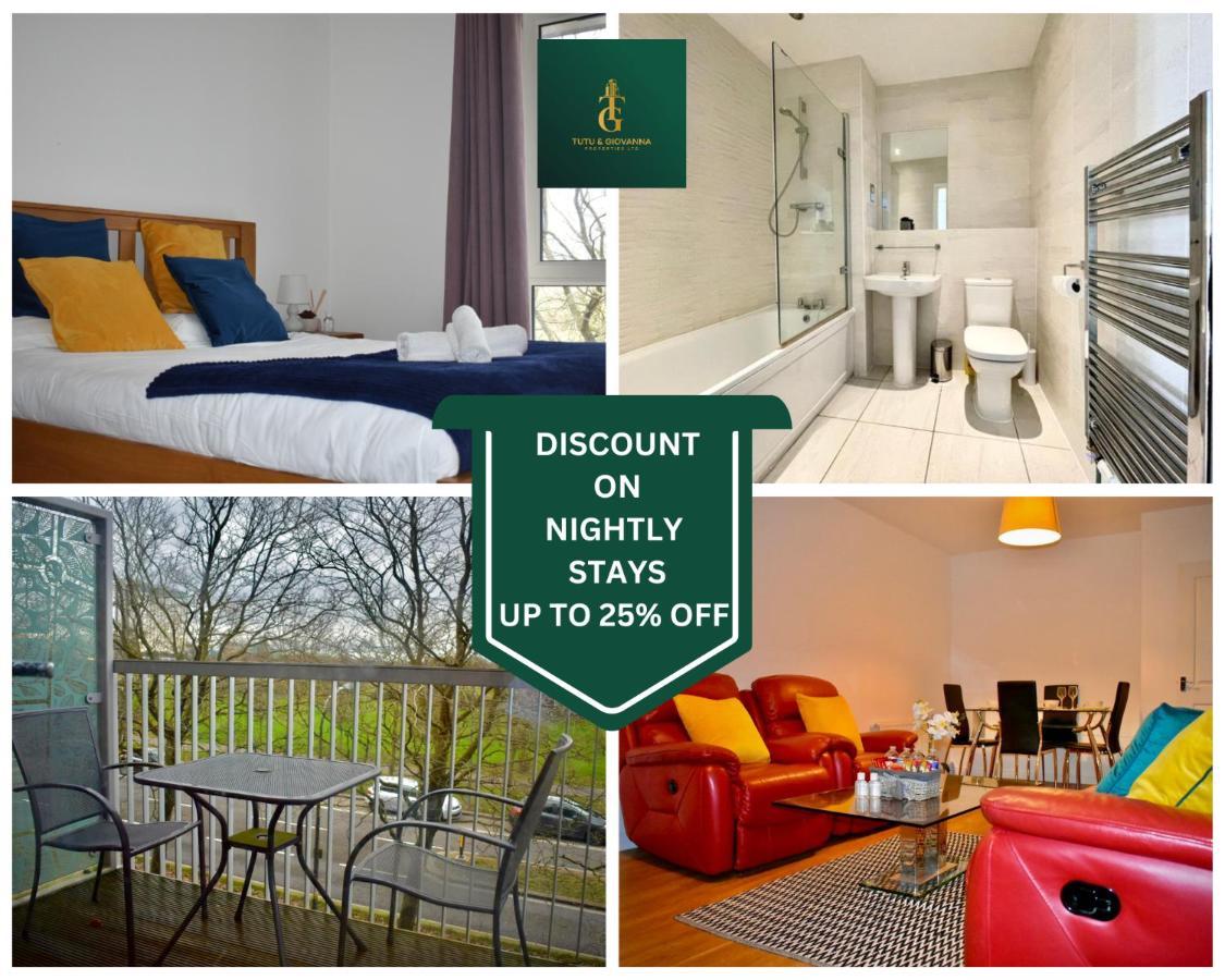 Classy Campbell Park Apartment, Balcony & Free Parking Milton Keynes Dış mekan fotoğraf